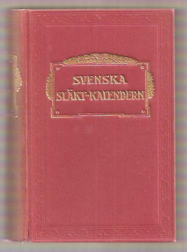 Gustaf. Elgenstierna : Svenska släktkalendern 1919.