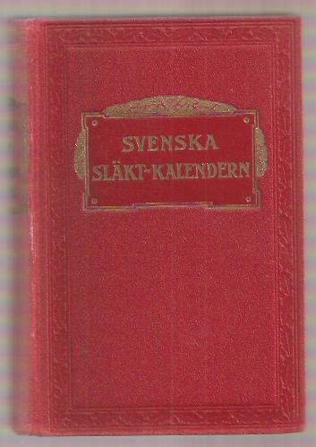 Gustaf. Elgenstierna : Svenska släktkalendern 1920-21.