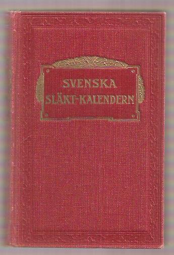 Gustaf. Elgenstierna : Svenska släktkalendern 1927.