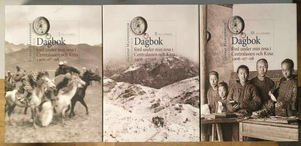 Gustaf Mannerheim : Dagbok förd under min resa i Centralasien och Kina 1906-07-08 del I-III