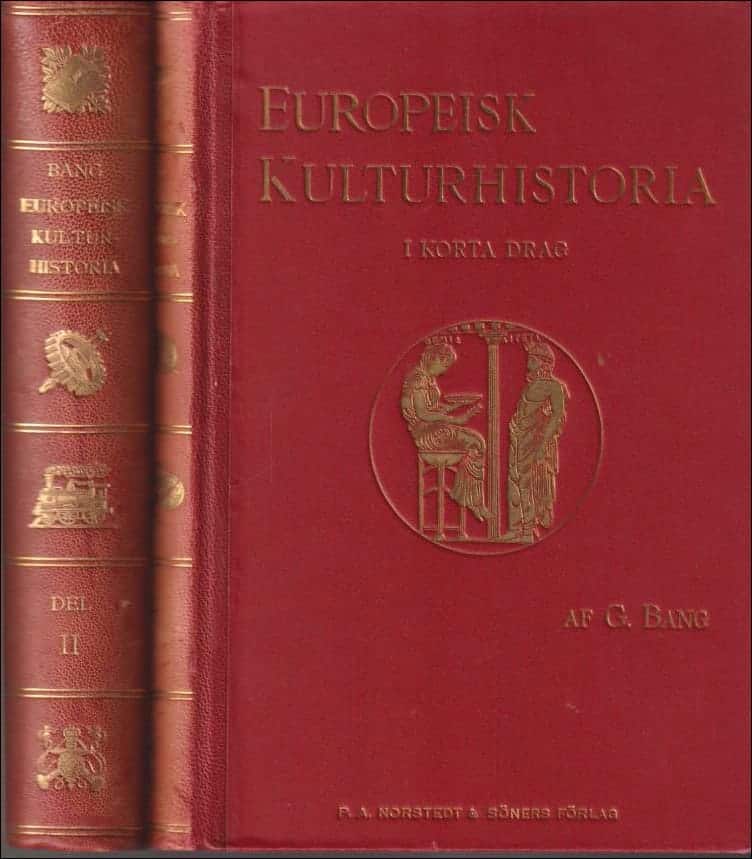 Gustav Bang : Europeisk kulturhistoria i korta drag