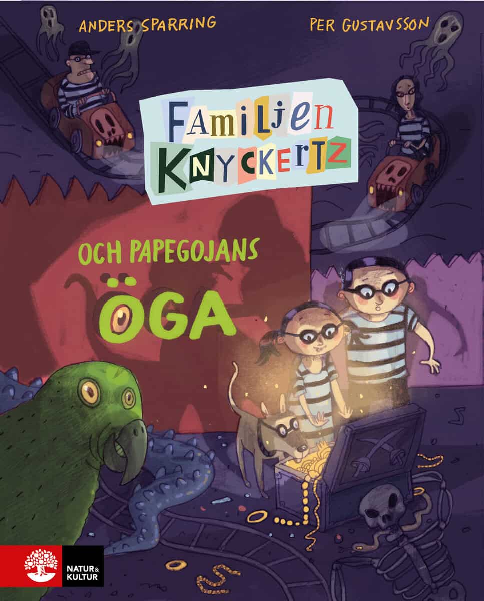 Gustavsson, Per ; Sparring, Anders : Familjen Knyckertz och papegojans öga