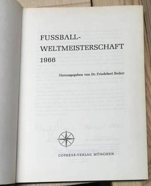 H Becker : Fussball-Weltmeisterschaft 1966