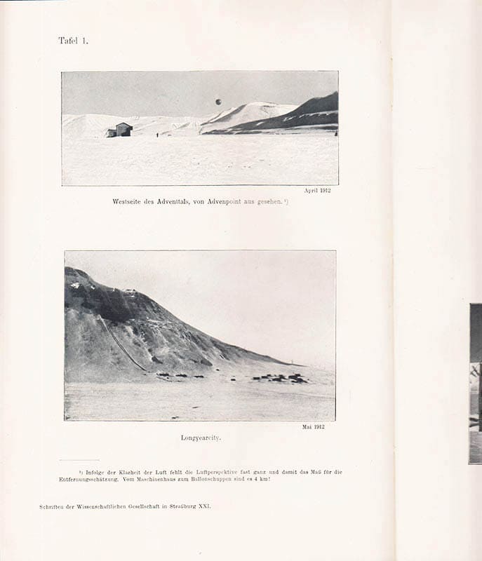H. Hergesell : Das Deutsche Observatorium in Spitzbergen. Beobachtungen und Ergebnisse I. Herausgegeben von H. Hergesell. Mit 10 Abbildungen im Text, 8 Tafeln und 1 Karte