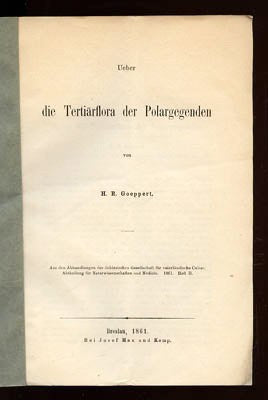 H. R. Goeppert : Ueber die Tertiärflora der Polargegenden