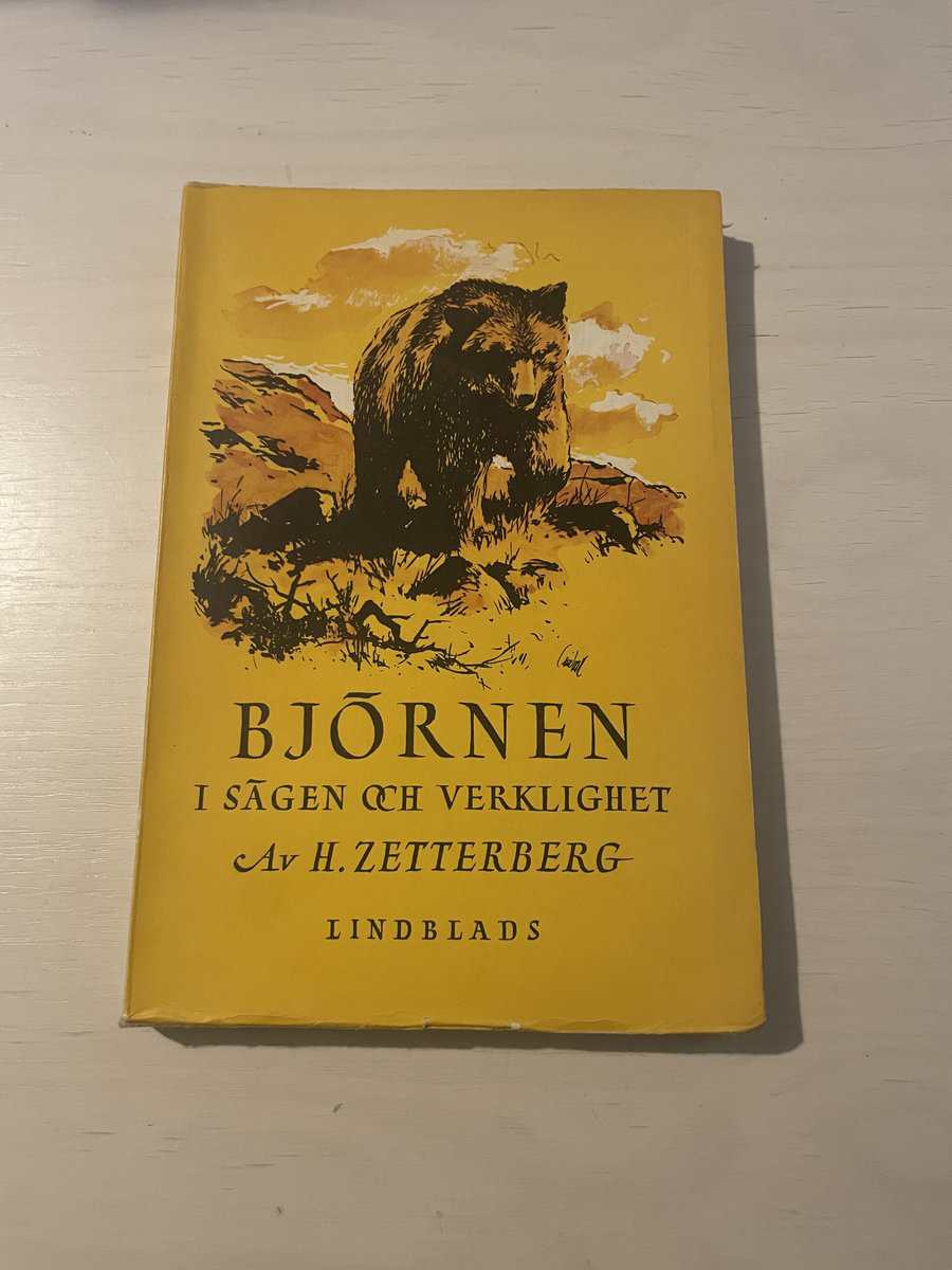 H Zetterberg : Björnen i sägen och verklighet