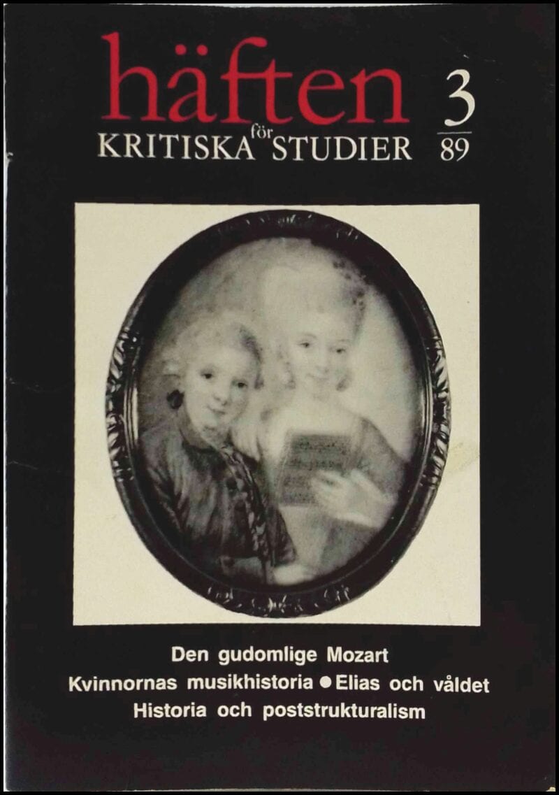 Häften för kritiska studier : 1989 / 3