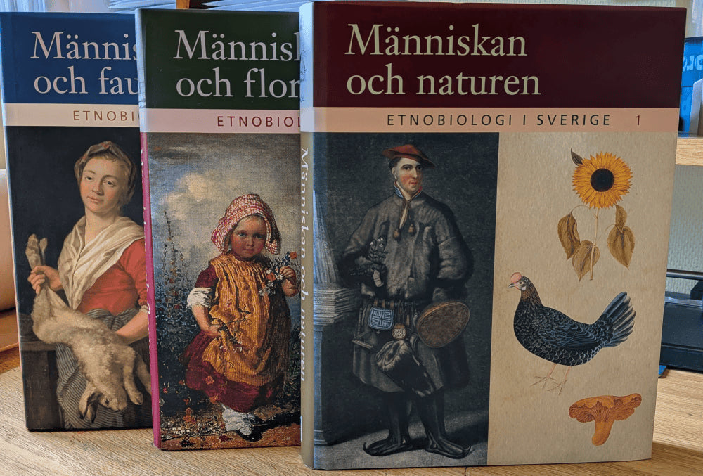 Håkan Tunón : Etnobiologi i Sverige I-III (komplett)