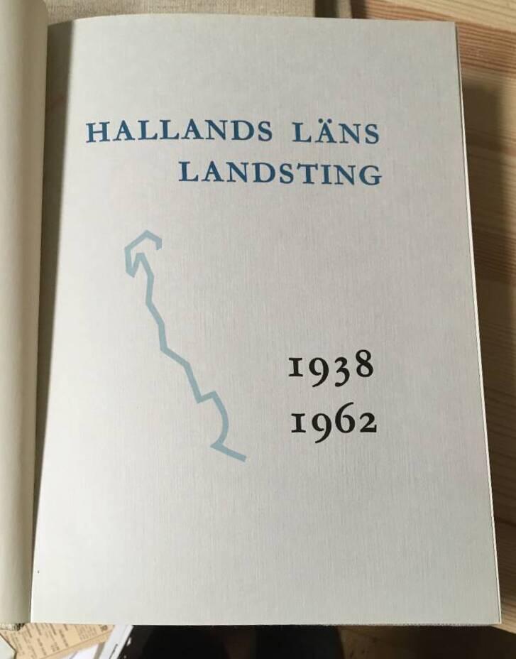 Hallands Läns landsting 1938-1962