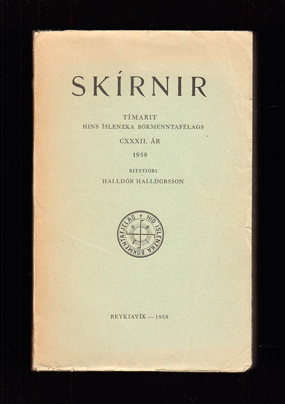 Halldór Halldórsson : Skírnir