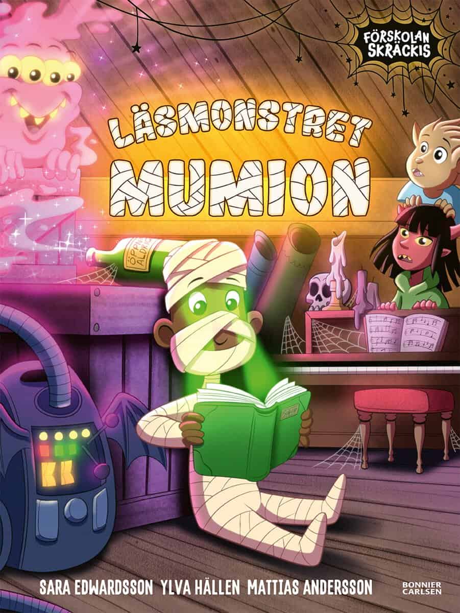 Hällen, Ylva ; Edwardsson, Sara : Läsmonstret Mumion