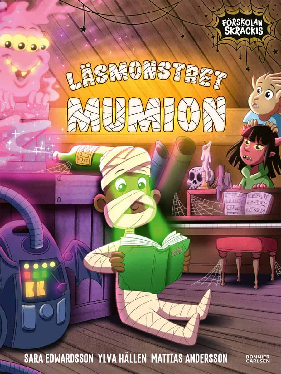 Hällen, Ylva ; Edwardsson, Sara : Läsmonstret Mumion