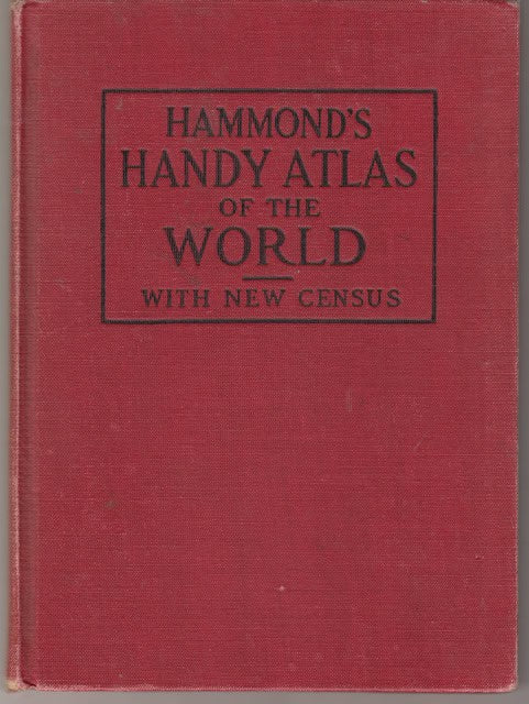 Hammonds Handy Atlas of the world With new census