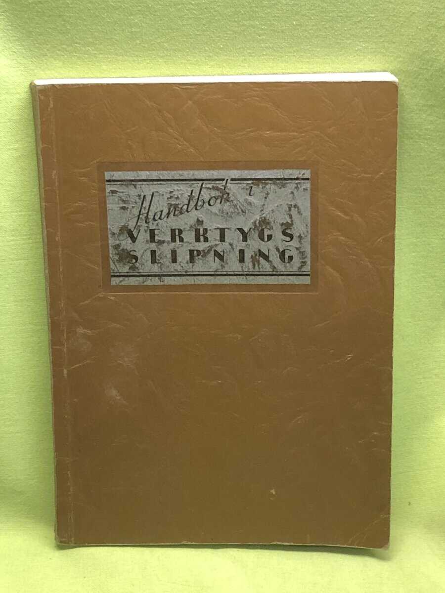 Handbok i verktygsslipning - Norton slipskivor