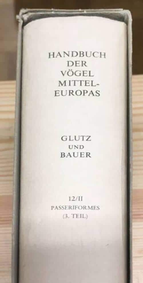 Handbuch der Vögel Mitteleuropas 12 del II