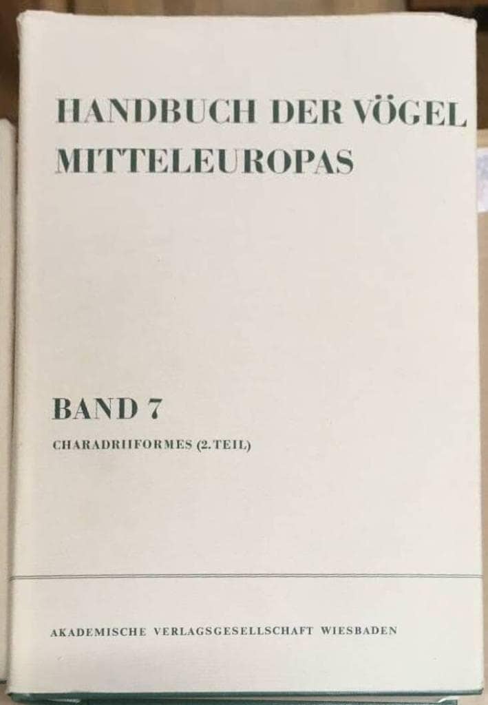 Handbuch der Vögel Mitteleuropas 7:2 - Charadriiformes