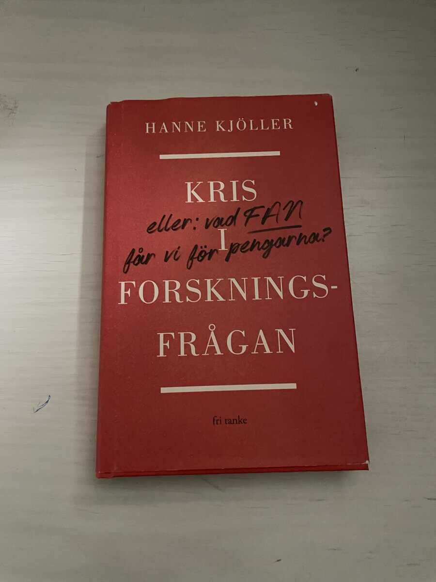 Hanne Kjöller : Kris i forskningsfrågan
