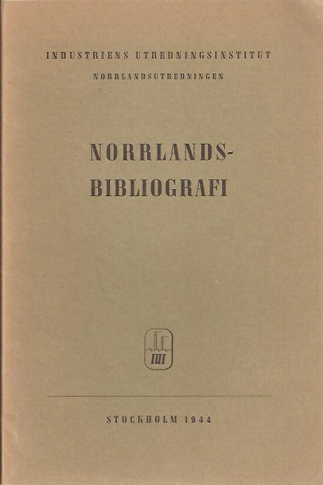 Hans Anstrin : Norrlandsbibliografi