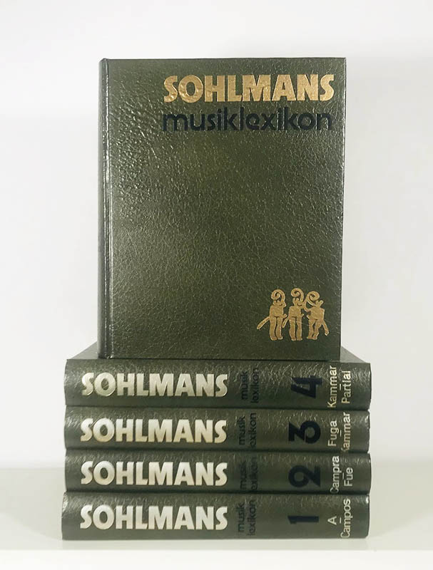 Hans Åstrand : Sohlmans musiklexikon. Del 1-5 (komplett)
