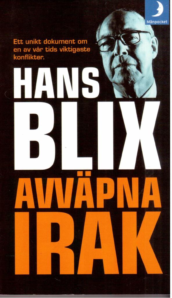 Hans Blix : Avväpna Irak
