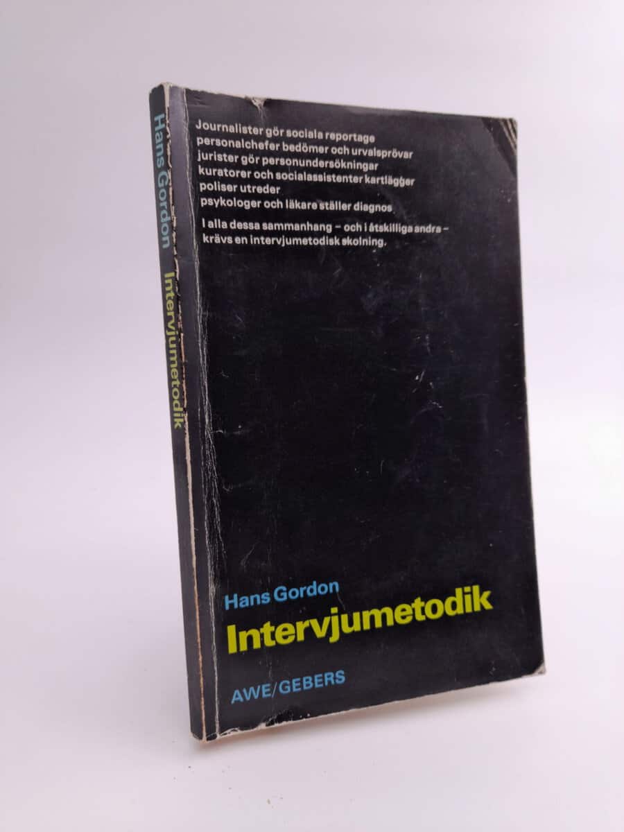 Hans Gordon : Intervjumetodik