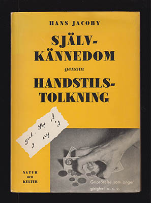 Hans J Jacoby : Självkännedom genom handstilstolkning