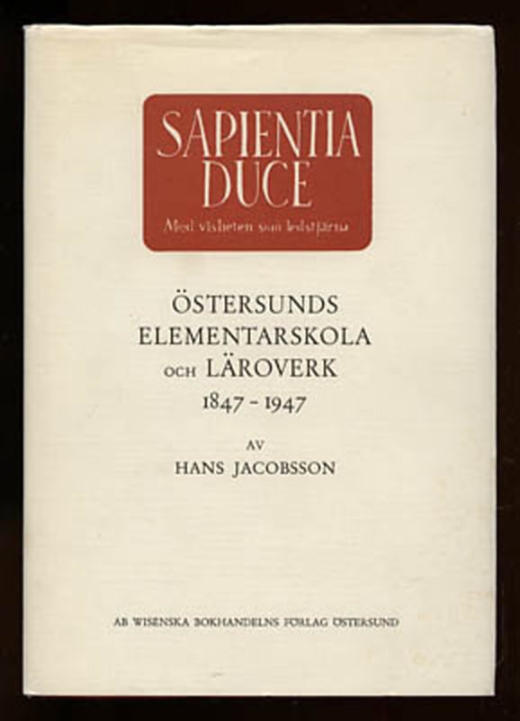Hans Jacobsson : Östersunds elementarskola och läroverk