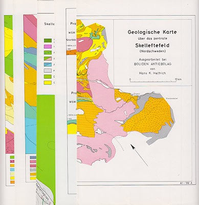 Hans K Helfrich : Stratigraphie, Tektonik, Petrochemie und montangeologische Zuege am Nordrand der zentralen 'Norrlandsgeosynklinale'