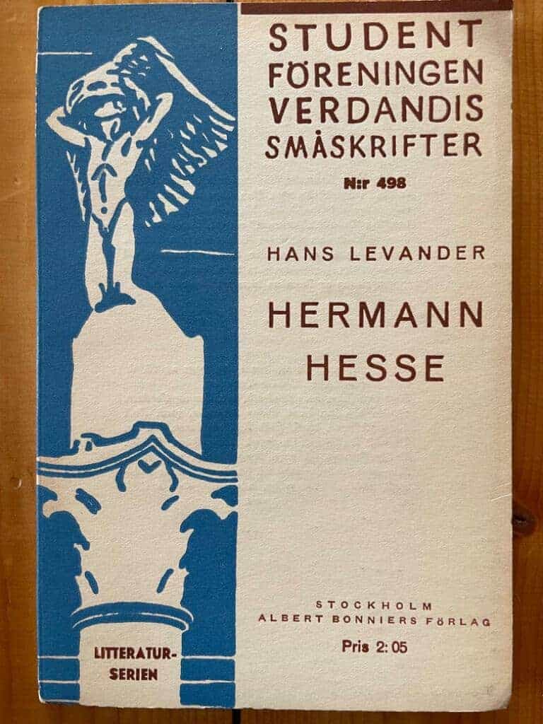 Hans Levander : Hermann Hesse