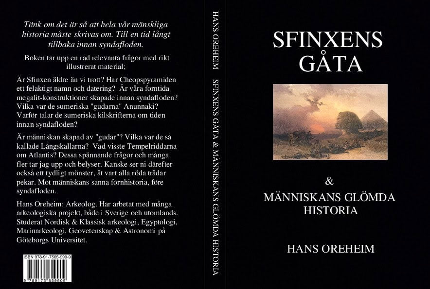 Hans Oreheim : Sfinxens gåta & Människans glömda historia.