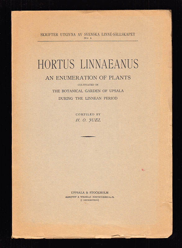 Hans Oscar Juel : Hortus Linnaeanus