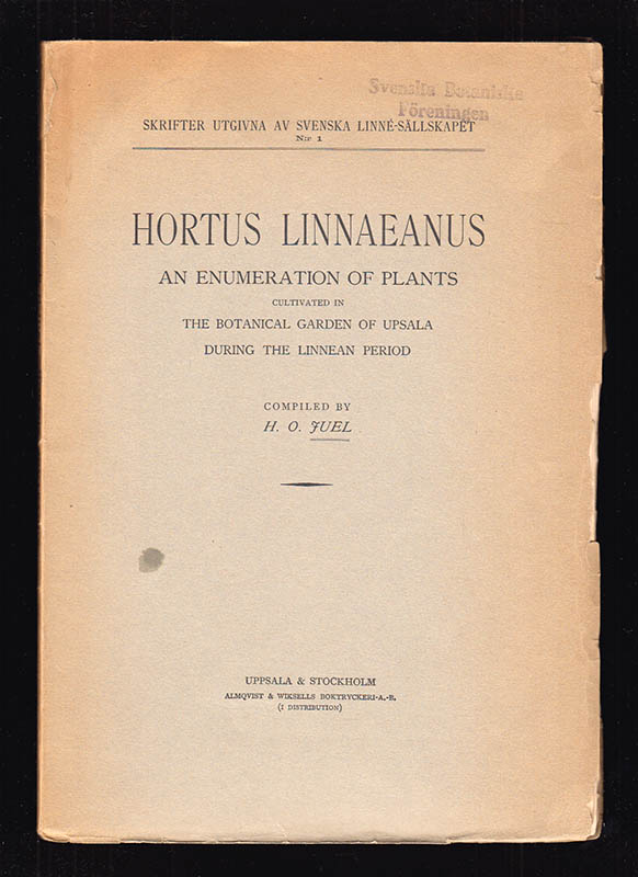Hans Oscar Juel : Hortus Linnaeanus