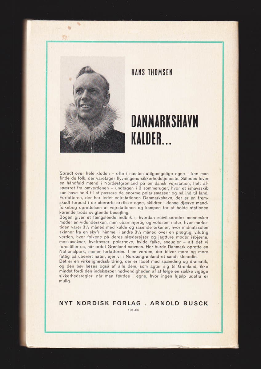 Hans Thomsen : Danmarkshavn kalder