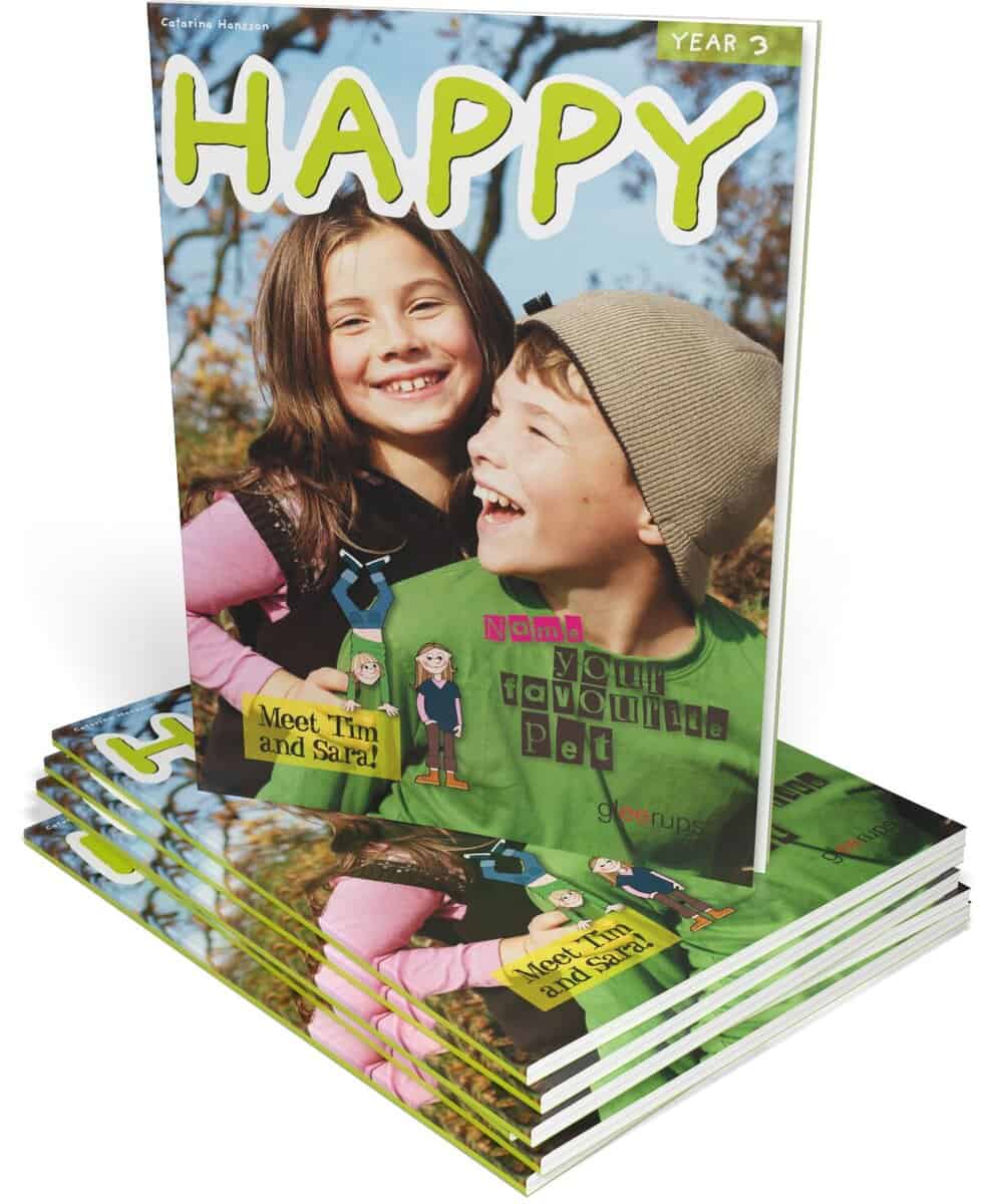 , : Happy 3 Textbok Paket 25 ex