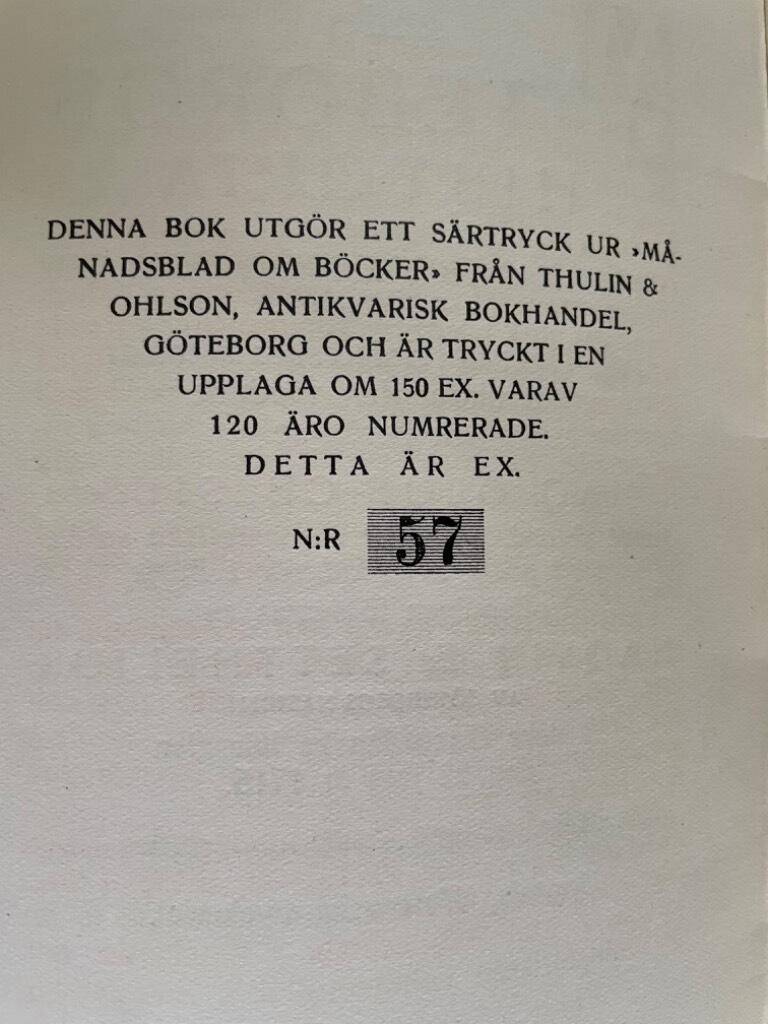 Haqvin E. Setthelius : Staden Göteborgs Historia
