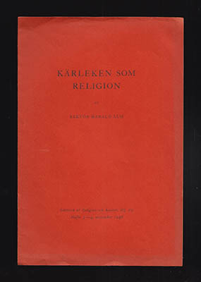 Harald Alm : Kärleken som religion