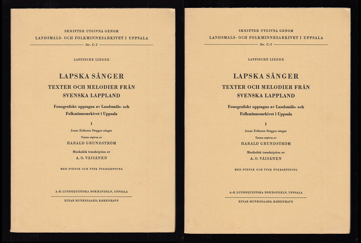 Harald Grundström : Lapska sånger