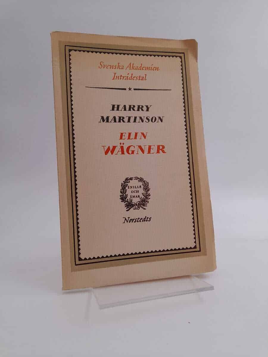 Harry Martinson : Elin Wägner