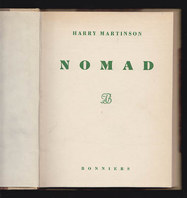 Harry Martinson : Nomad