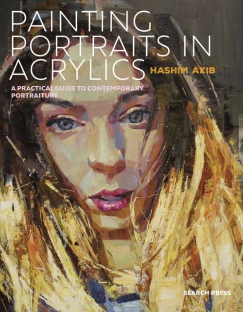 Hashim Akib : Painting portraits in acrylics