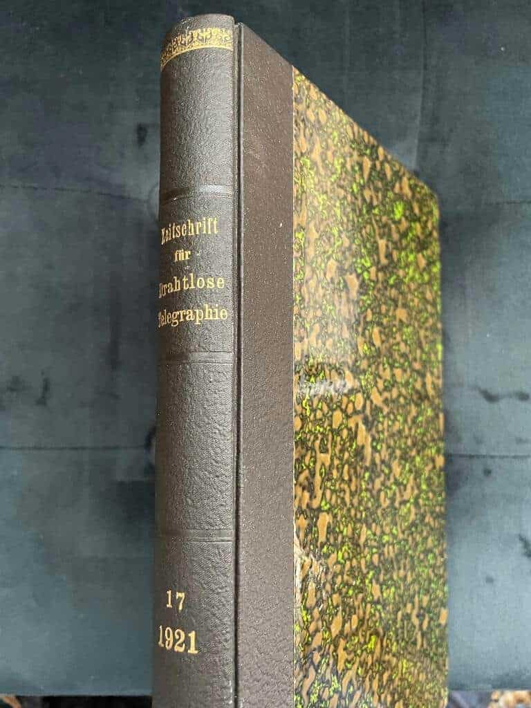 Heinrich Faßbender : Zeitschrift für drahtlose Telegraphie und Telephonie sowie des Gesamtgebietes der Hochfrequenztechnik. Jahrbuch.