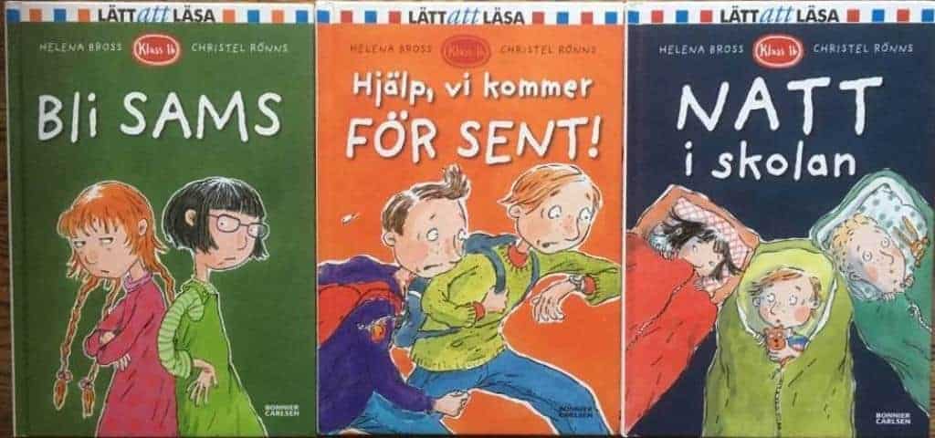 Helena Bross : Bli sams + Natt i skolan + Hjälp vi kommer försent