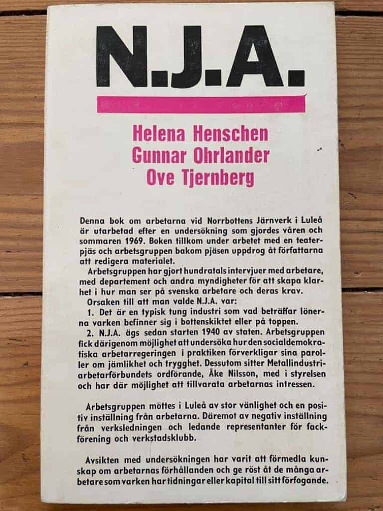 Helena Henschen, Gunnar Ohrlander, Ove Tjernberg : N.J.A.