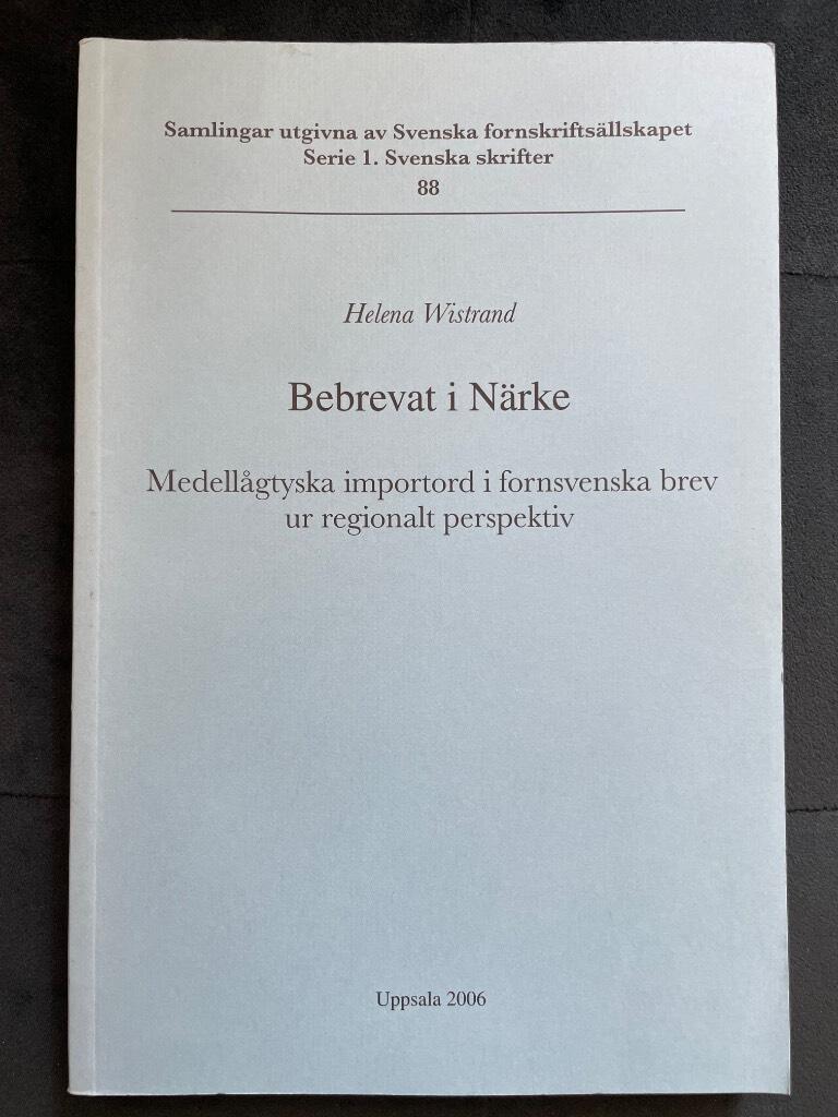 Helena Wistrand : Bebrevat i Närke