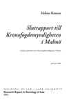 Helene Hansen Hansen : Research Report in Sociology of Law