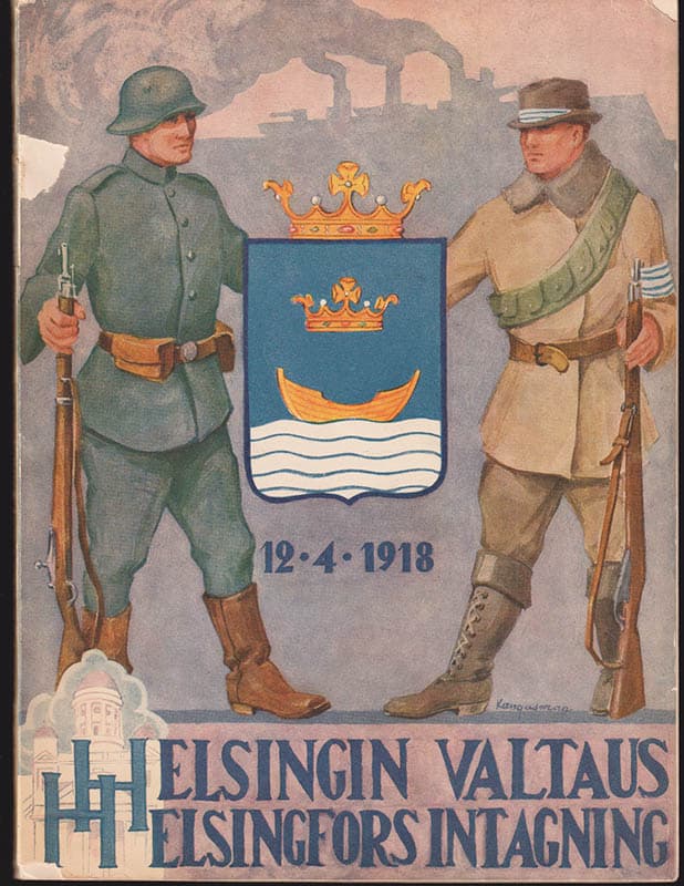 Helsingin valtaus 12.4. 1918. Helsingfors intagning