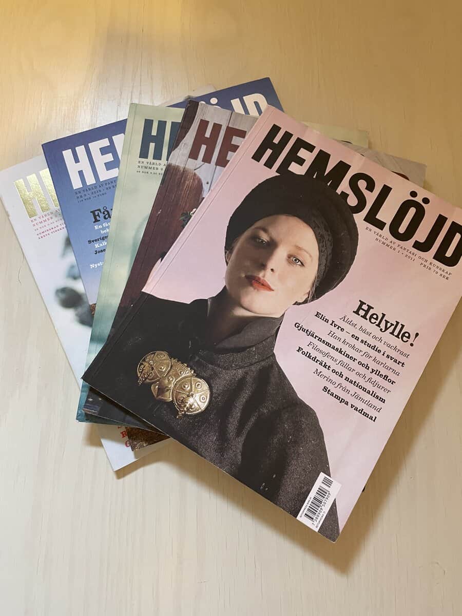 Hemslöjd en värld av fantasi och kunskap - 5 nummer - 2011-2015