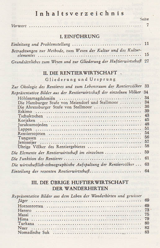 Henn Pohlhausen : Das Wanderhirtentum und seine Vorstufen