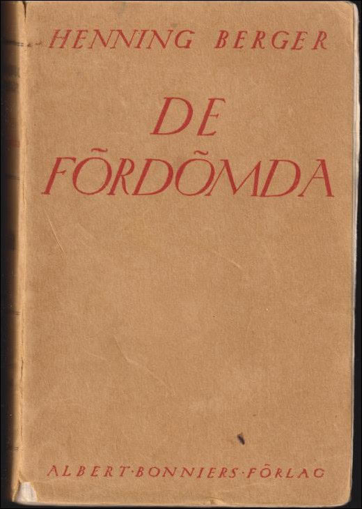 Henning Berger : De fördömda