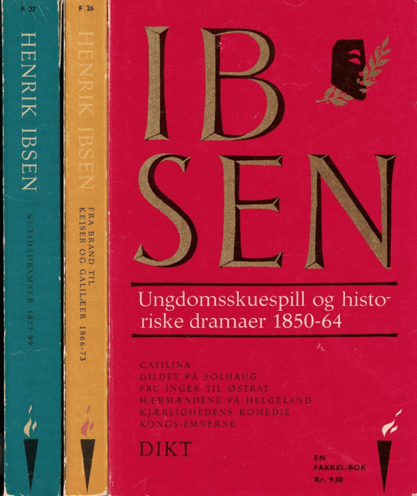 Henrik Ibsen : Ibsens samlede verker (3 delar)
